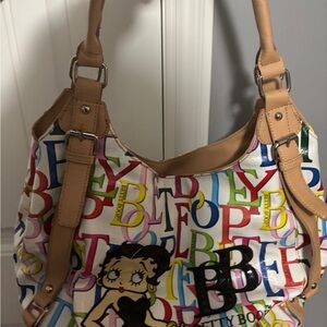 2013 Betty Boop Multicolor Shoulder Bag